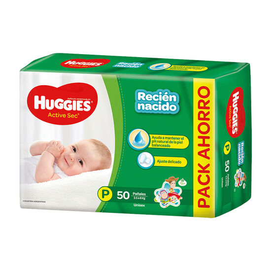 PAÑAL HUGGIES ACTIVE SEC Px50